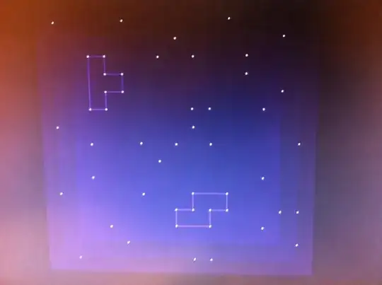 Tetromino constellations