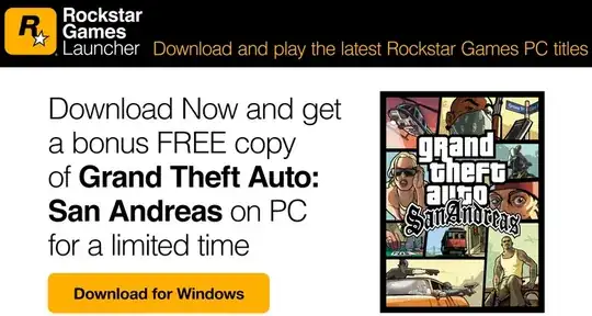 screenshot of the announcement