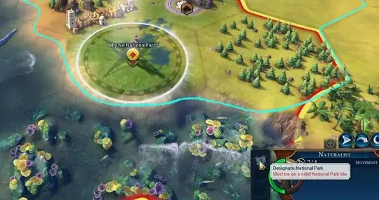 The button is disabled