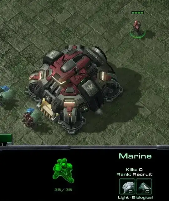 marine at 80% handicap value, displaying 36/36 HP