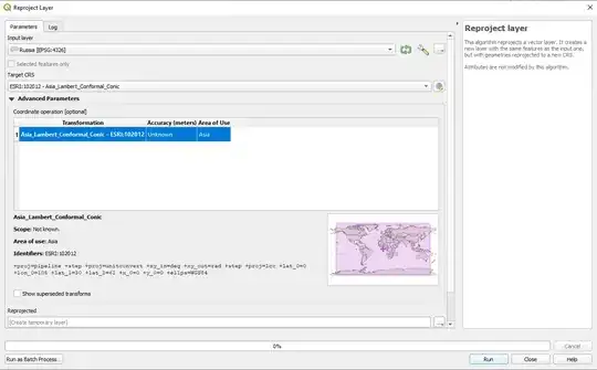 Reprojection settings I used in QGIS