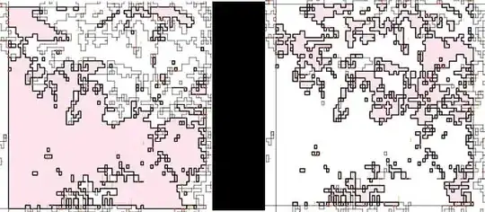 Same tile with different values selected