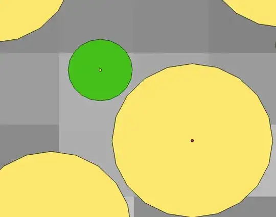 The smaller green polygon is an example of one polygon with missing Zonal Statistics output