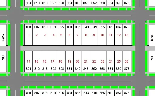 city block illustration