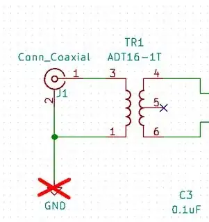 Removing the connection to common ground