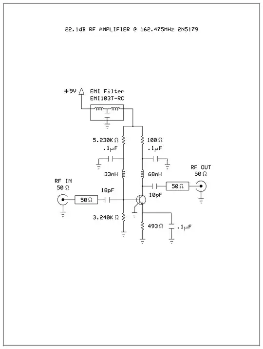 RF Amplifier Schematic