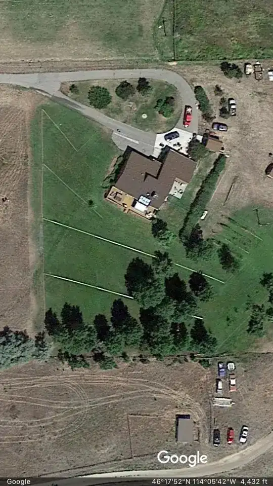 irrigation system 2” pipe above ground