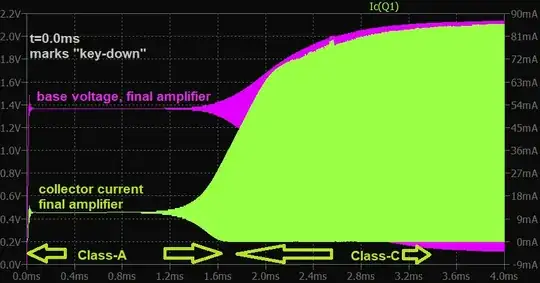 key-down transient from LTspice TRAN