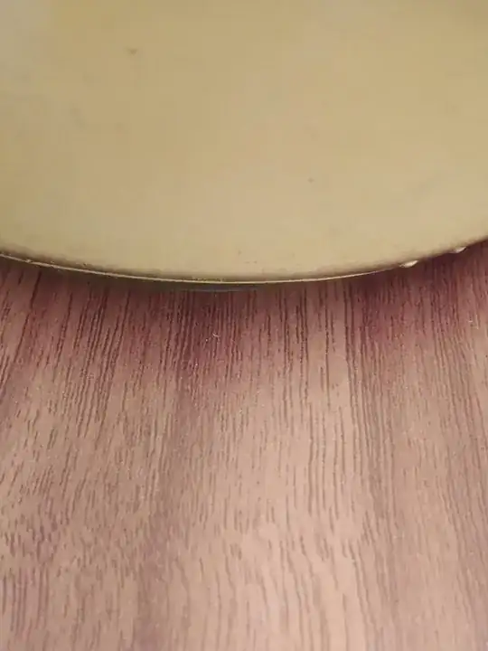 Bottom of the honey-water mix, with sediments