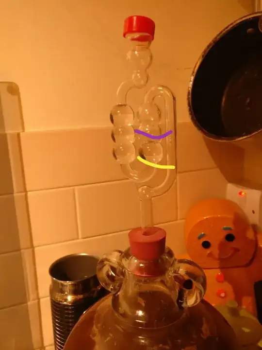 air lock water level