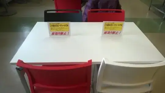 Seat reservation forbidden 席取り禁止