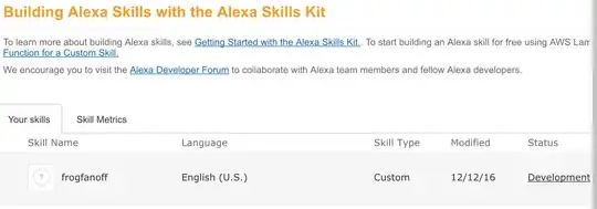 create a skill dialog