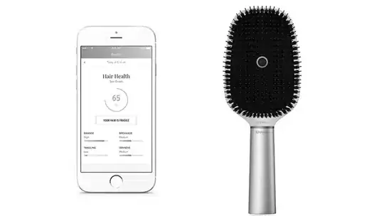 Image of Wi-Fi hairbrush