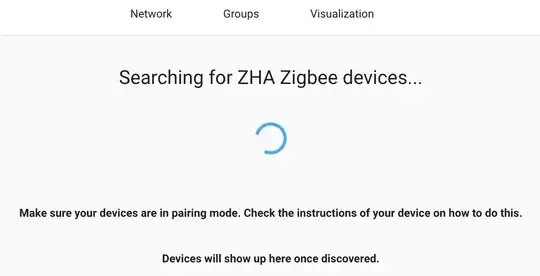 screenshot of unsuccessful attempts to discover devices