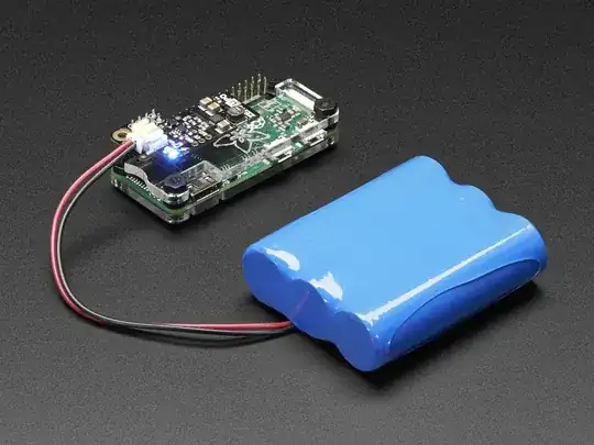 Raspberry Pi zero with battery pack