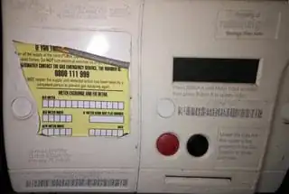 Landis Gyr gas meter, National Grid, UK