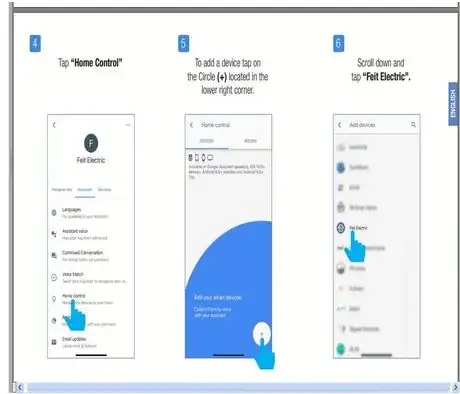 Image of the Feit Electric skill showing setup process