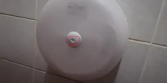 Toilet paper stuck in dispenser