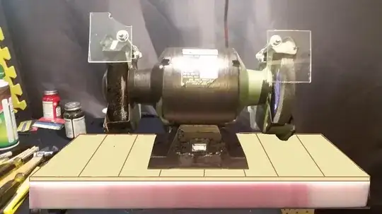 grinder with modified base