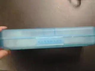 The pencil case, closed.