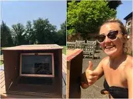 Laptop sun-shade box hack