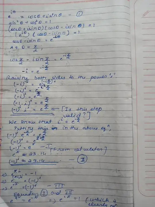 I showed this to my teacher but he refused to tell me where I was wrong.