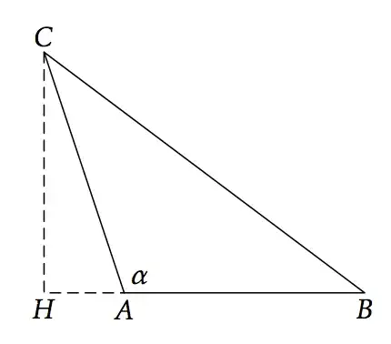 Cosine law 2