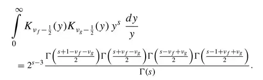 The Mellin transform of the product of two K Bessel functions