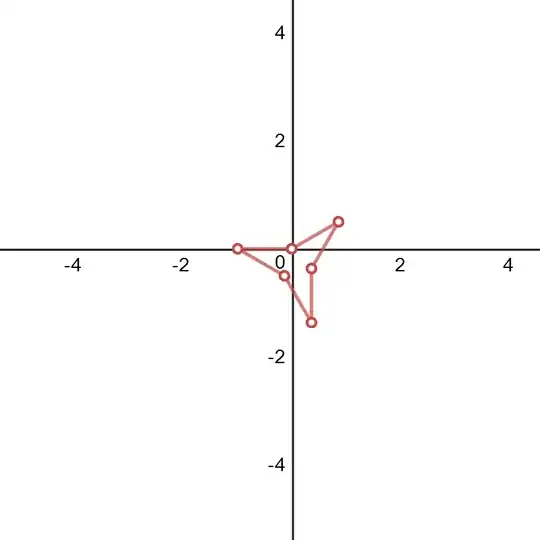 Three-pointed star containing the same line