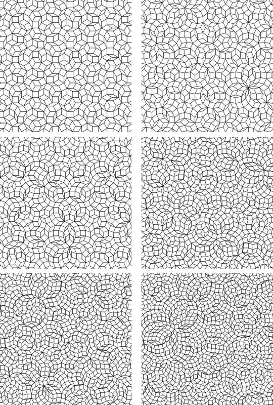 canonical projection tiling from dimensions 6,7,8,10,12,14