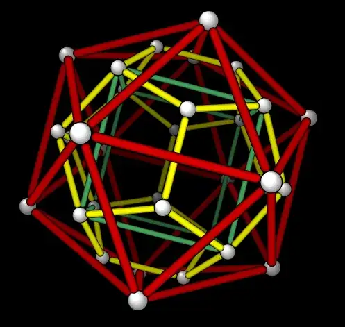 Cube in Dodecahedron in Icosahedron