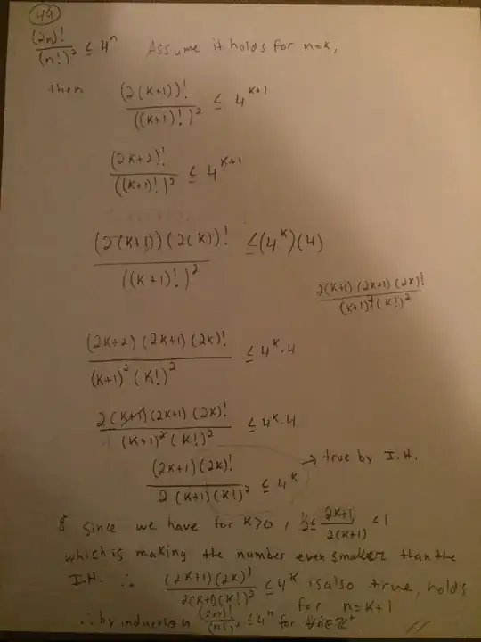 attempt at question two