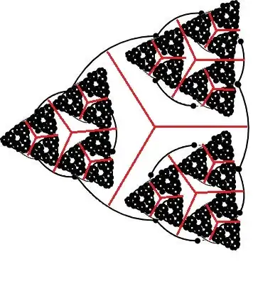 Where a path couldn't go, red line segments