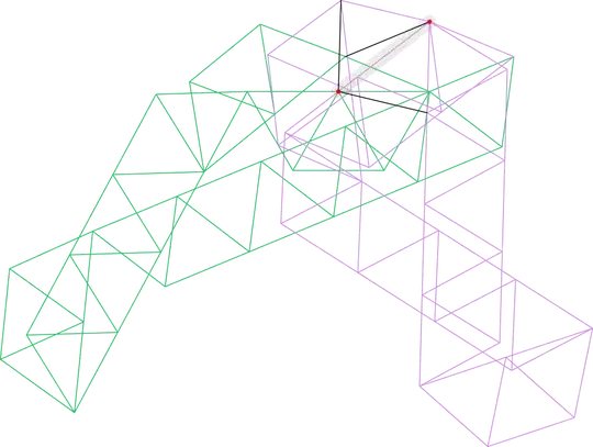 Cube root of 2 braced with 113 edges