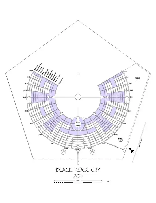 Burning Man's city grid