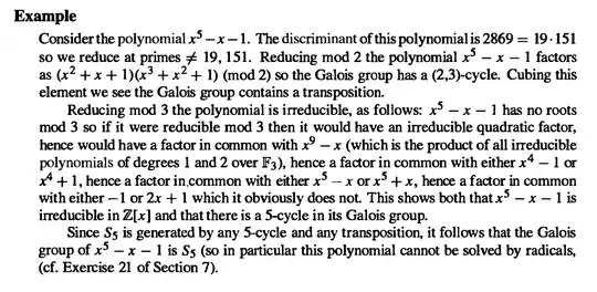 A screenshot of the example in question