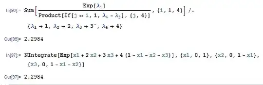 Screen-shot of simulation performed
