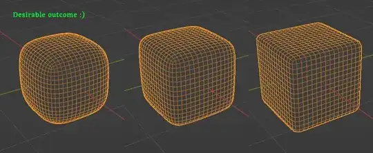 Sphube-like shapes created in Blender by using Catmull-Clark subdivision1