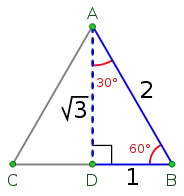 30°-60°-90° triangle
