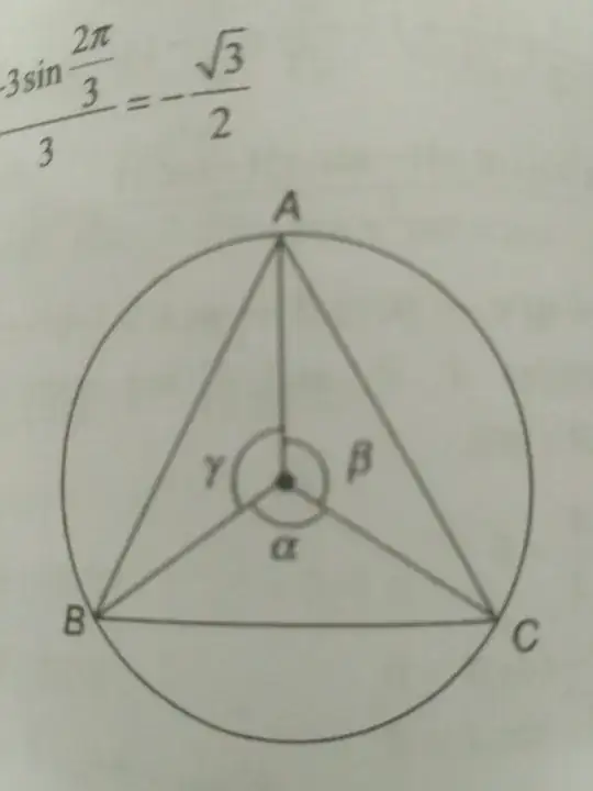 a+B+y = pi