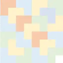 Standed tiling from induction