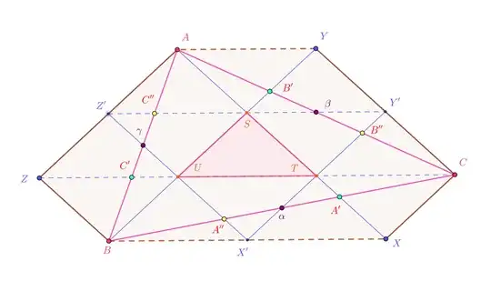 The 1:3:3 triangle, net construction