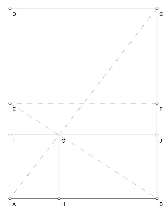 A piece of paper folded in half, then with two auxiliary folds made to allow for folding it in thirds.