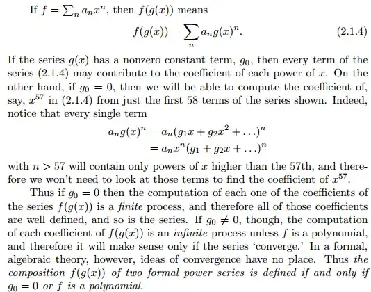 definition of formal series composition