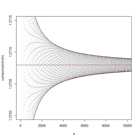 \sum\limits_{k=1}^n \frac{\sin(n)}{n}