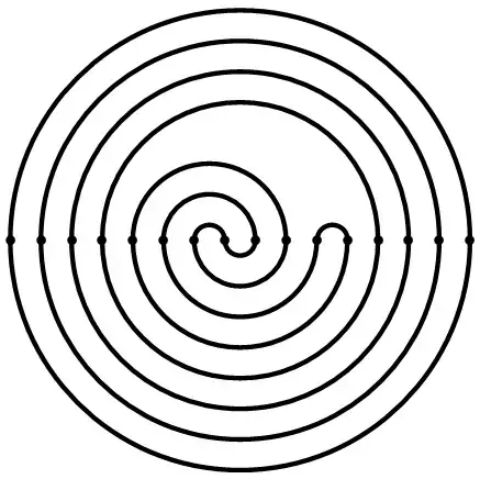 an odd meander system of order 8