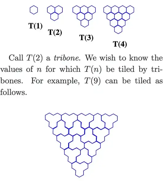 Tribones tiling T(9)