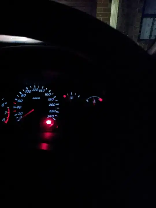 With no flash you can't see the clock in the bottom rhs