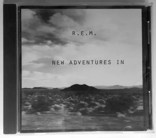 Album cover with a word missing