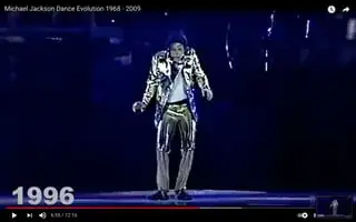 screenshot Michael Jackson Dance Evolution 1968 - 2009